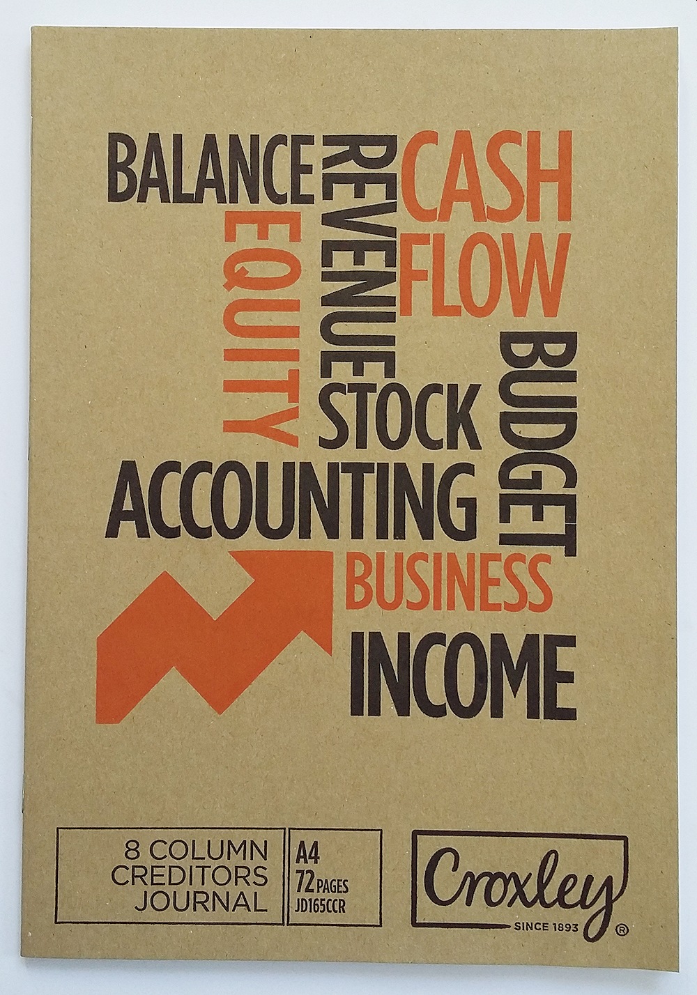 CROXLEY JD165 72 Page 8 Cash Column Creditors Journal Croxley SA