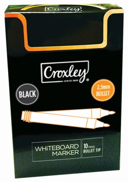 image | 177647d806e9735e53fdb743954580f8 | CROXLEY White Board Marker - Black | Croxley SA