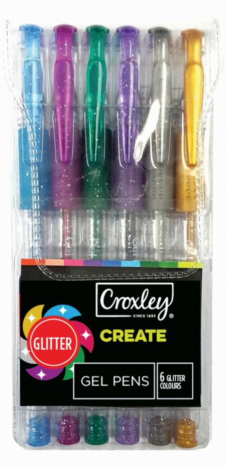 image | 1a548f87b10271ac520e4b94c02e85a1 scaled | CROXLEY CREATE Pastel Gel Pens Wallet of 6 Assorted Colours | Croxley SA