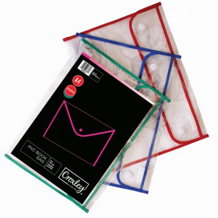 image | 29ed535704ee53b66cbfe1e6fd079e6c scaled | CROXLEY CREATE Book Bag - PVC Assorted Colours Pack of 12 | Croxley SA