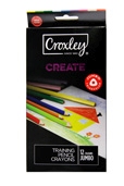 Image | 2e8d2a0b12a40afcbb342c5ad9eae756 | croxley create triangular pencil crayons (wallet of 12 assor | croxley sa