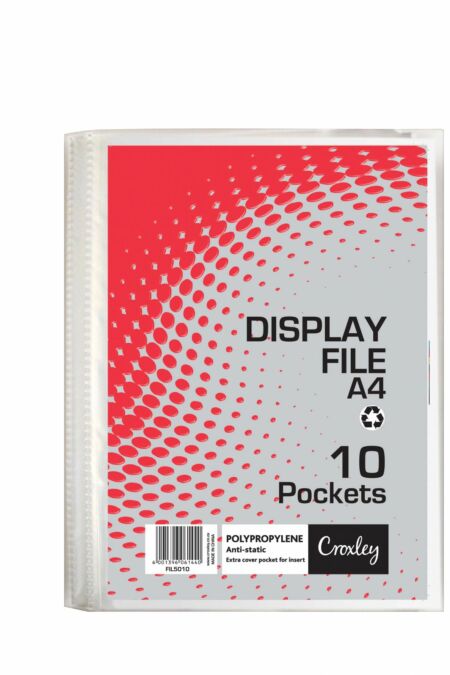 image | 32021c3c7a6fbe3d33e36b3fd225d852 scaled | CROXLEY Display File - A4 - 10 Pocket - Hard Case Cover | Croxley SA
