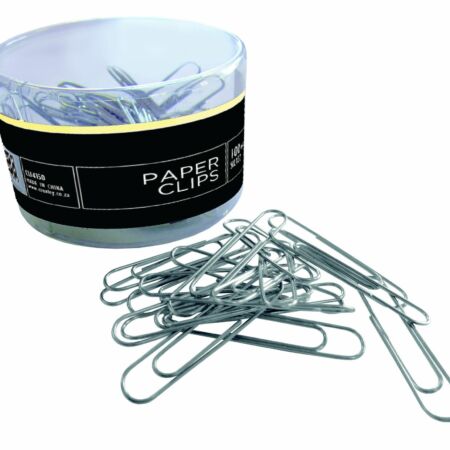 image | 40d2d01f8fee9087b2010cff101ebde1 scaled | CROXLEY 50mm Silver Paper Clips Tub 100's | Croxley SA