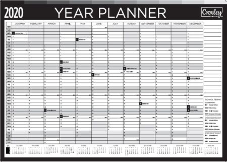 image | 520d69fe3838deb5bb21a61c9ba82365 | CROXLEY Year Planner With Marker | Croxley SA