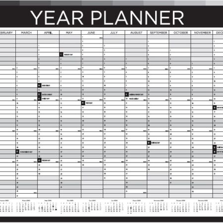 image | 520d69fe3838deb5bb21a61c9ba82365 | CROXLEY Year Planner With Marker | Croxley SA