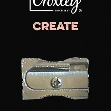 image | 6dd15d694f983ce7d662455cab3f2447 | CROXLEY CREATE Metal Pencil Sharpener single hole Blister Ca | Croxley SA