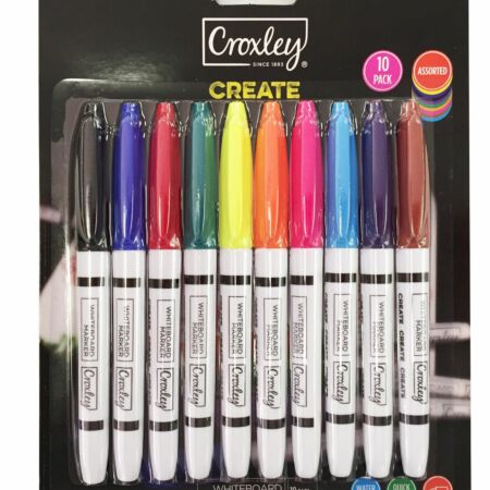 image | 85389b39295015de698133492d11f3ea scaled | CROXLEY CREATE Whiteboard Markers Pack of 10 Assorted Colour | Croxley SA