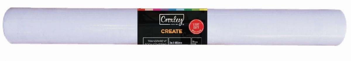 CROXLEY Self Adhesive Roll - Clear - 450mmx5m Roll | Croxley SA