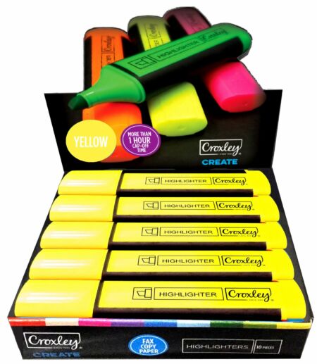image | 99302d3a9f26bb0cea2f04c2b9a73113 scaled | CROXLEY CREATE Yellow Highlighters | Croxley SA