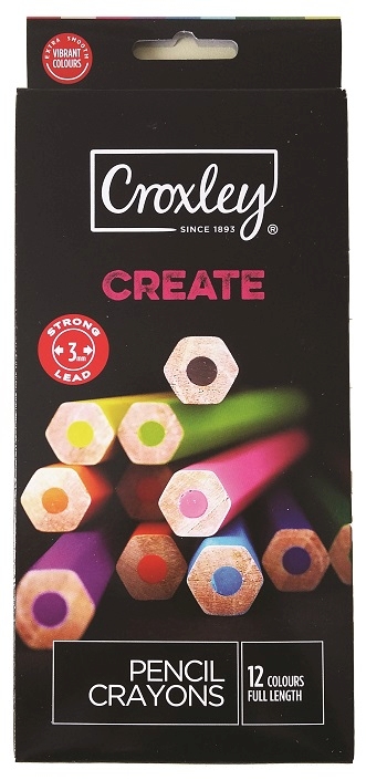 Image | a05a4253924fb80cf7d11adef8f954df | croxley create full length pencil crayons (wallet of 12 asso | croxley sa