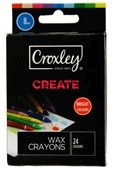 image | c8a4c8a51c6768ef12cb373a7dbbf9a7 | CROXLEY CREATE 8mm Wax Crayons Box of 24 Assorted Colours | Croxley SA