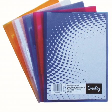 image | cad3efed4ddb7f9b1352cb14a14659c4 10 | CROXLEY Presentation Folder (Clear) | Croxley SA