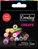 Image | d1c4119263e237f541f7d0e07700d1fd | croxley create half length pencil crayons (wallet of 12 asso | croxley sa