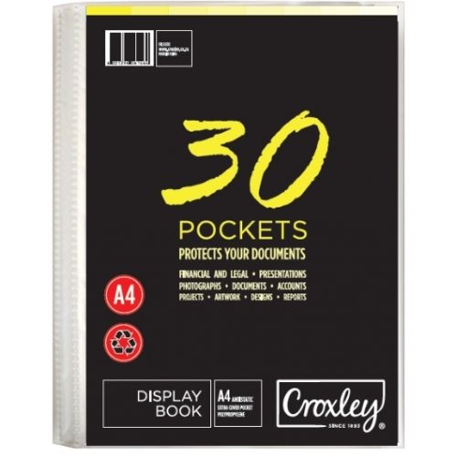 CROXLEY A4 PVC file Assorted Pack of 12 Croxley SA