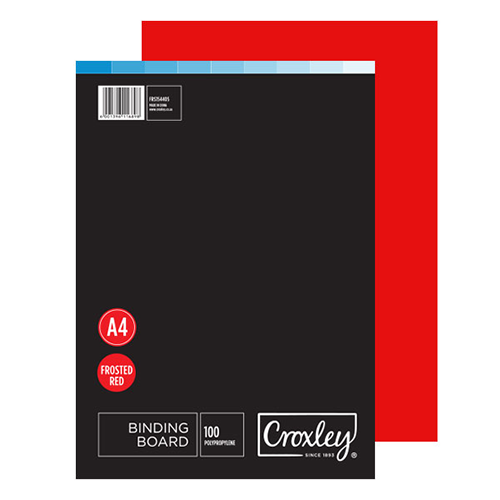 image | dce4b9f6b774e9c83d81245dd4182097 | CROXLEY Frosted Sheet (Red) (Pack of 100) | Croxley SA